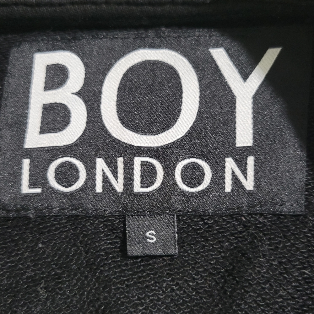 Boy London Boy Eagle Scribble Sweatshirt  Size Sm Black‎ White Minor Callouts - Picture 9 of 11